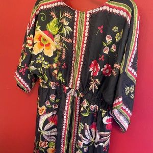 Big Sale Johnny Was Silk Dress Feels like Heaven